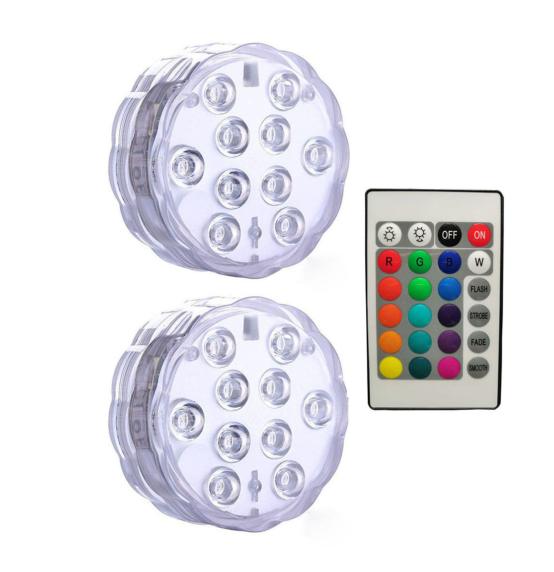 10 LED Submersible Lights Underwater