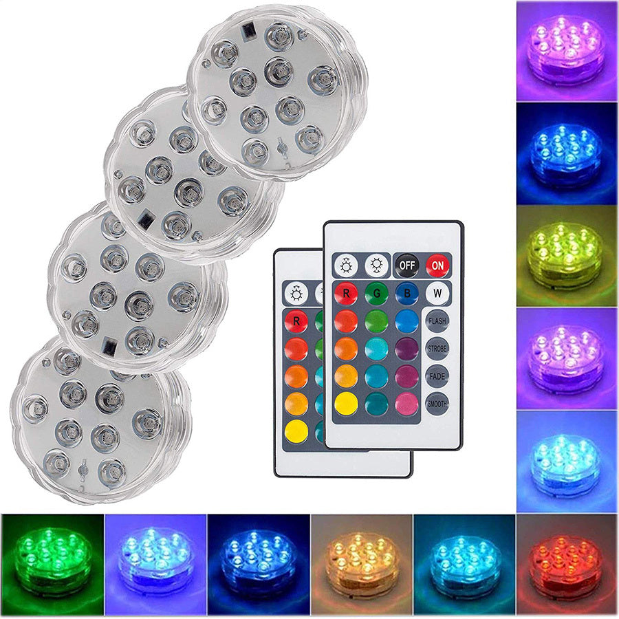 10 LED Submersible Lights Underwater