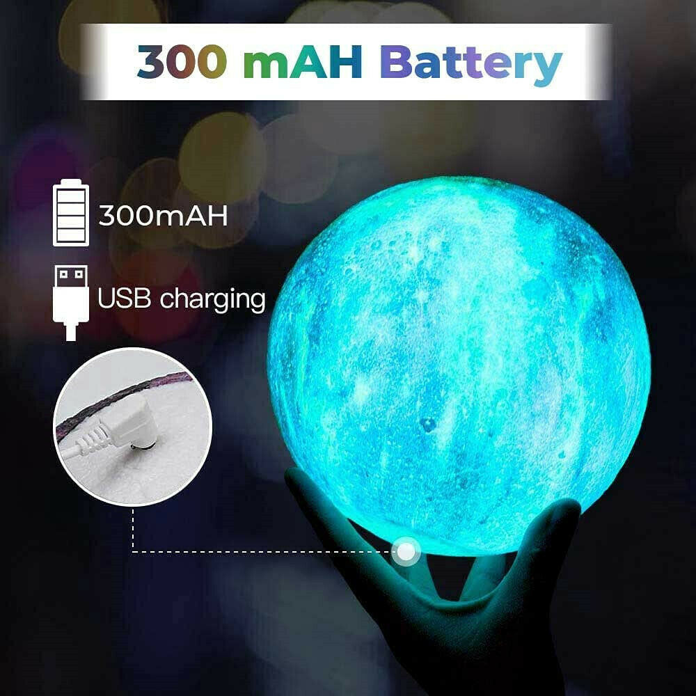 3D Printing Galaxy Lamp Moonlight USB LED Night Light