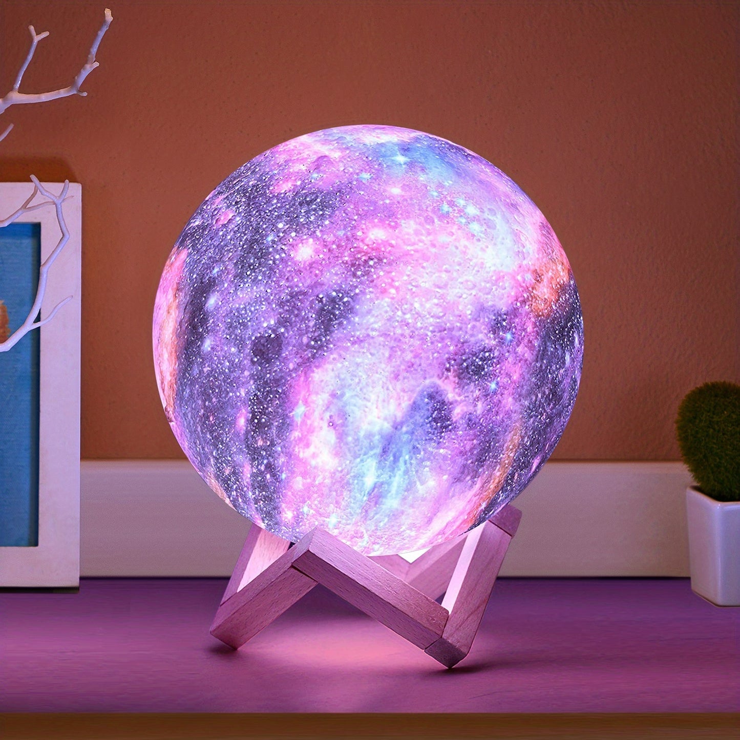 3D Printing Galaxy Lamp Moonlight USB LED Night Light